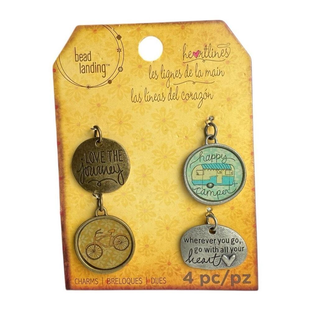 NWT Bead Landing Travel & Asventure Collection Jewelry Making Charms Pendant